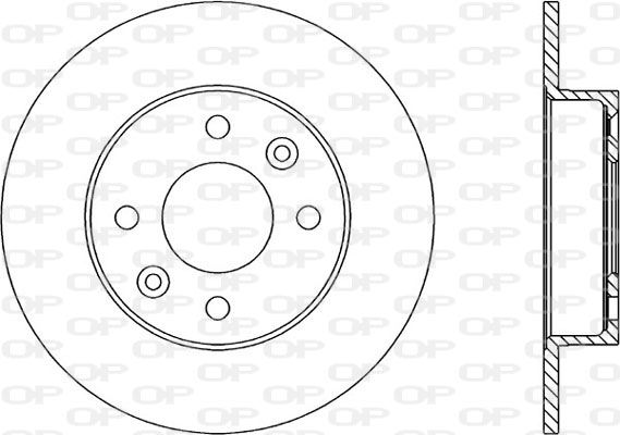 OPEN PARTS Тормозной диск BDA1447.10